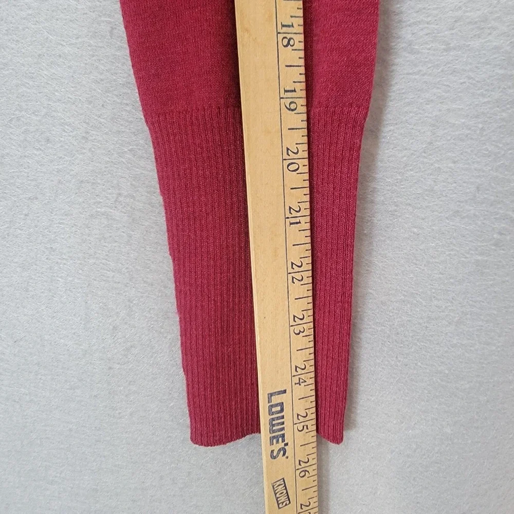 Banana Republic Sweater‎ Mens S Extra Fine Italian Merino Wool Burgundy Business